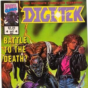 Marvel's Digitek #4 of 4, March 1993 NM 9.4, The Ultimate Computer Warrior